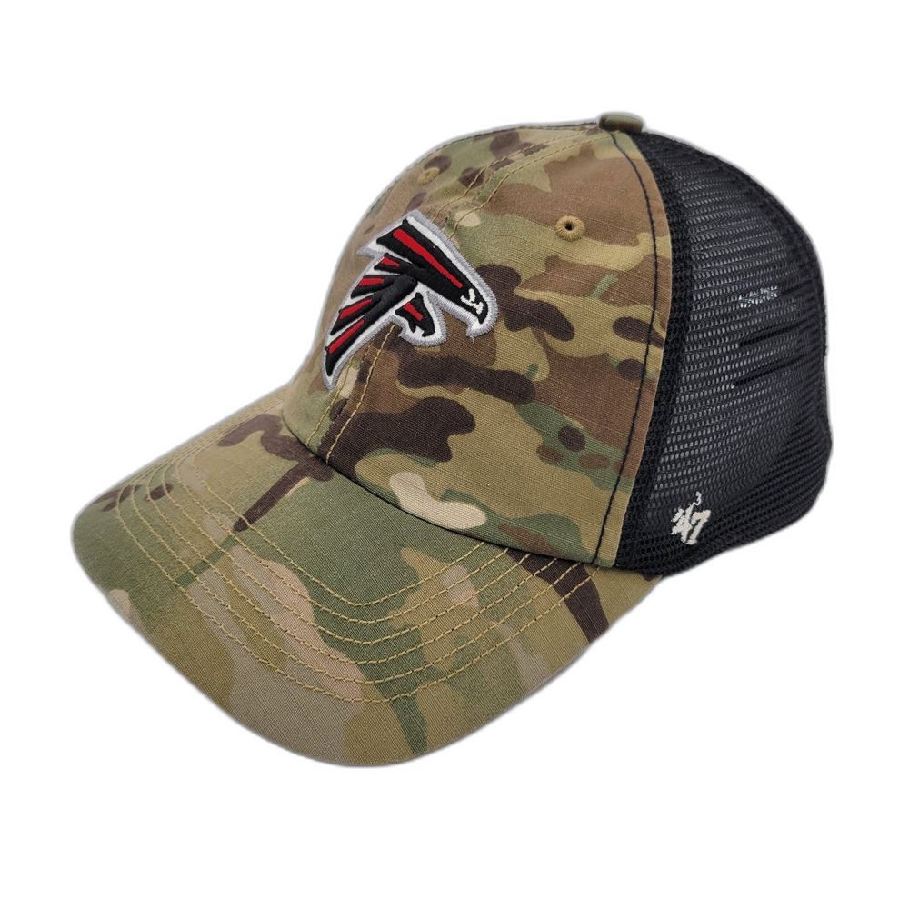 Atlanta Falcons Men's Forty Seven Stretch Fit Camo Hat Cap OS